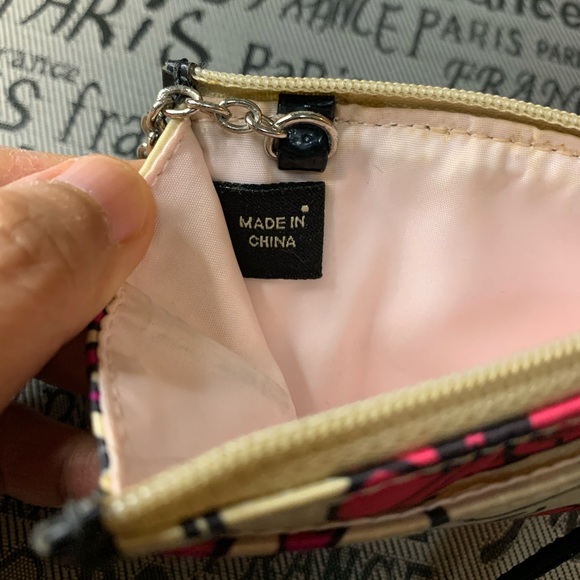 coach poppy key/ card holder wallet case - Picture 9 of 12